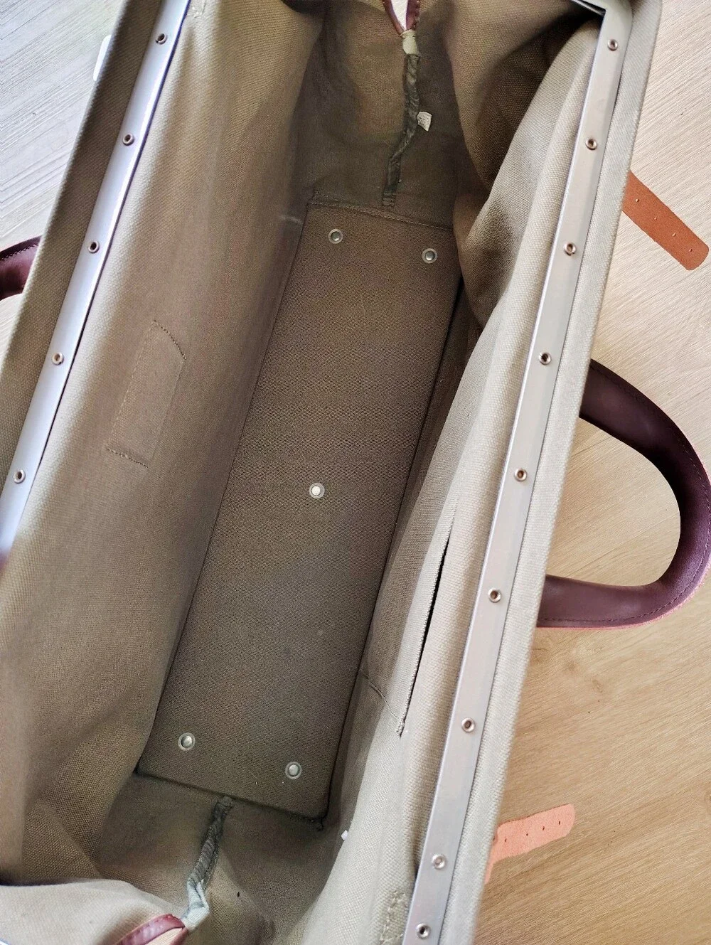 Line of Trade Canvas Weekender Bag in Olive Color